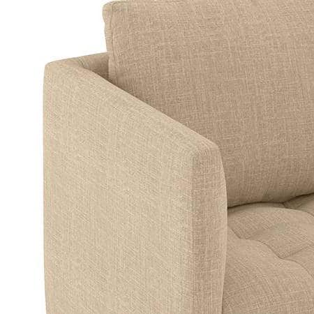Florence Luxe 2 Seater Fabric Sofa in Sandshell Beige Colour