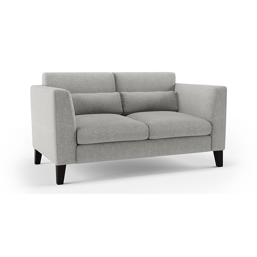 Lewis 2 Seater Fabric Sofa in Vapour Grey Colour