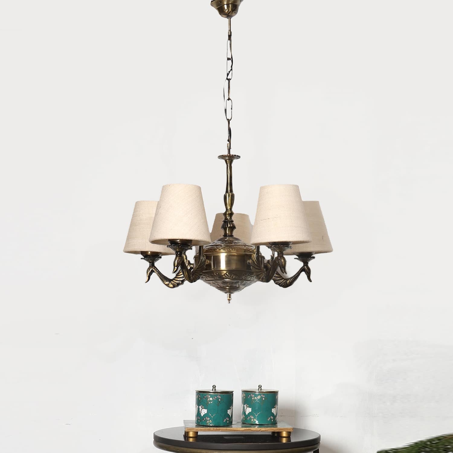 Devansh Solid Wood Electric Wall Light in Multi Colour with Multi Shade Count of 1 Light