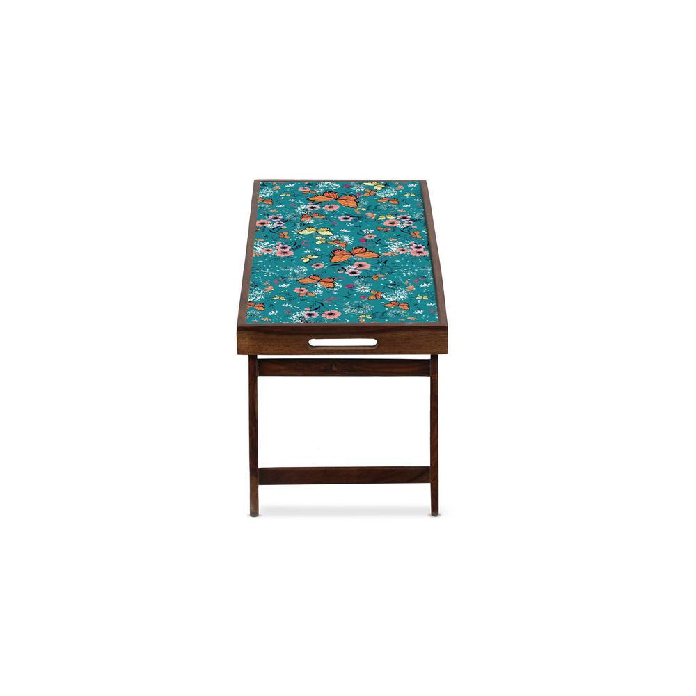 Blue Floral   and Serving Tray  Multicolour