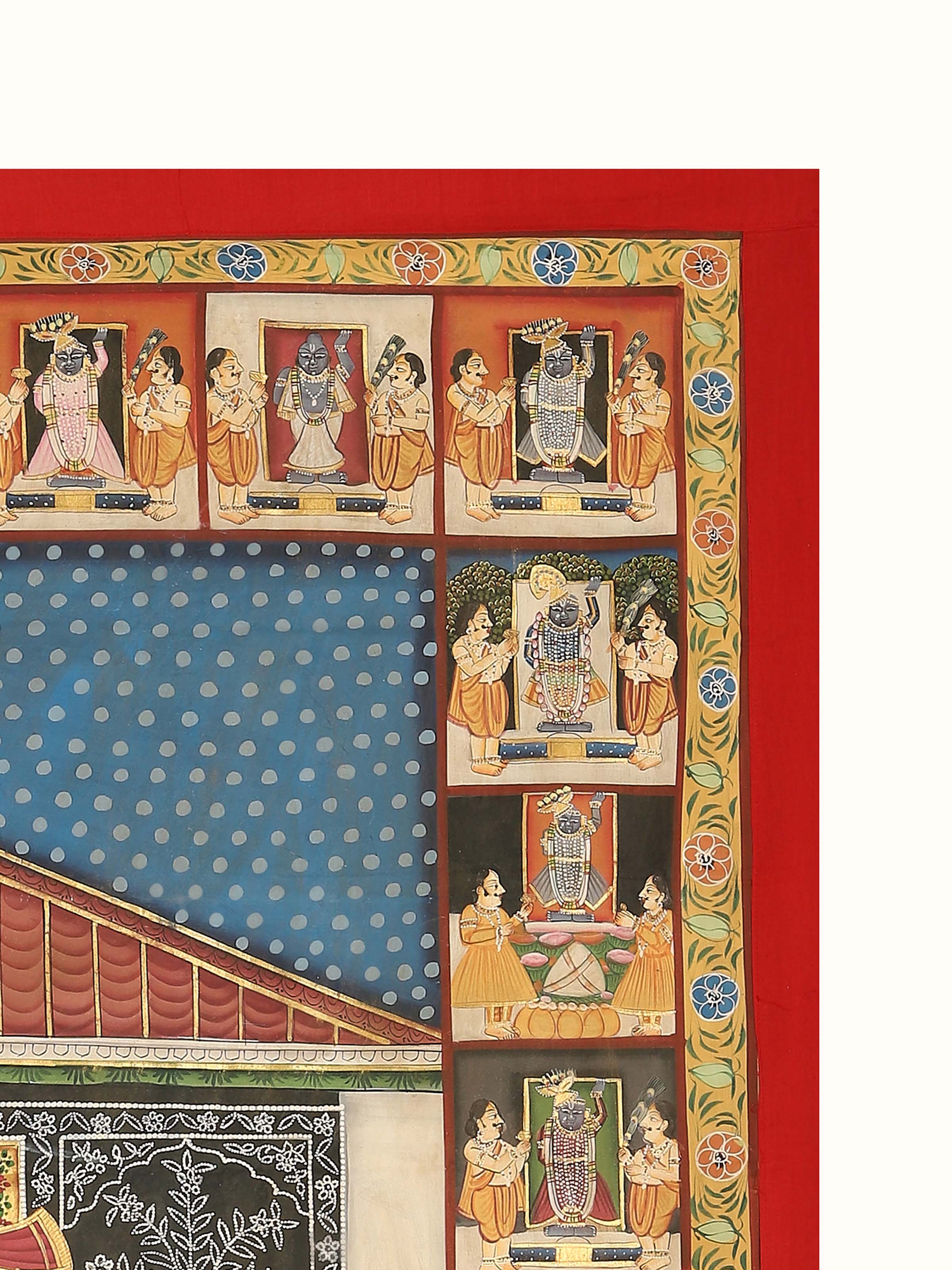 Annakut Darshan Pichwai Painting