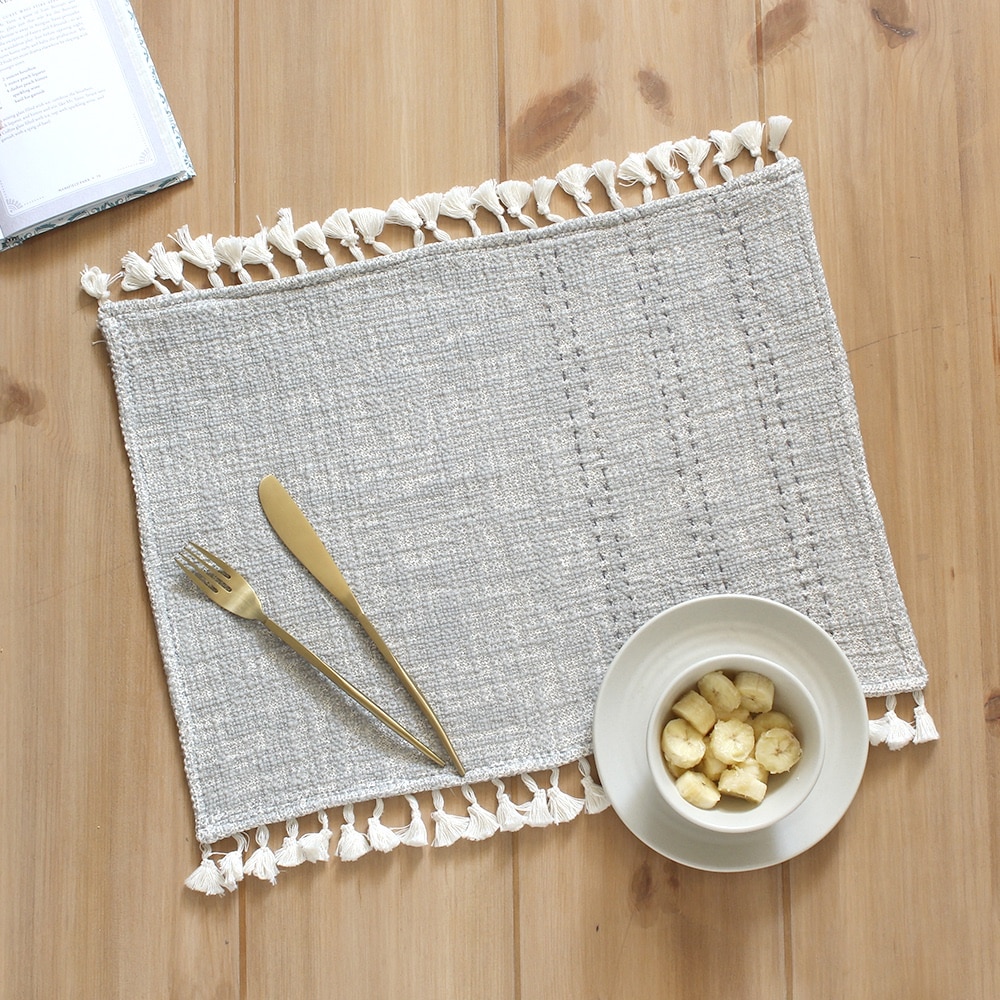 Arabian Sea Set Of 2 Placemats With Grey Colour