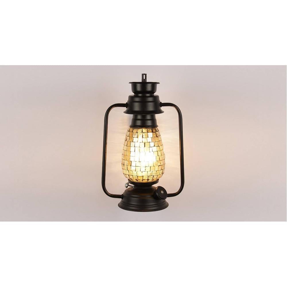 Cybil Multicolor Metal Wall Mounted Lantern Lamp