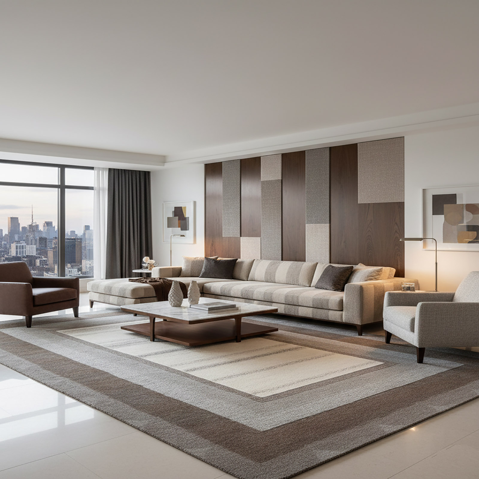 Urban Frame Carpet 5 X 7 - The Woven Legacy