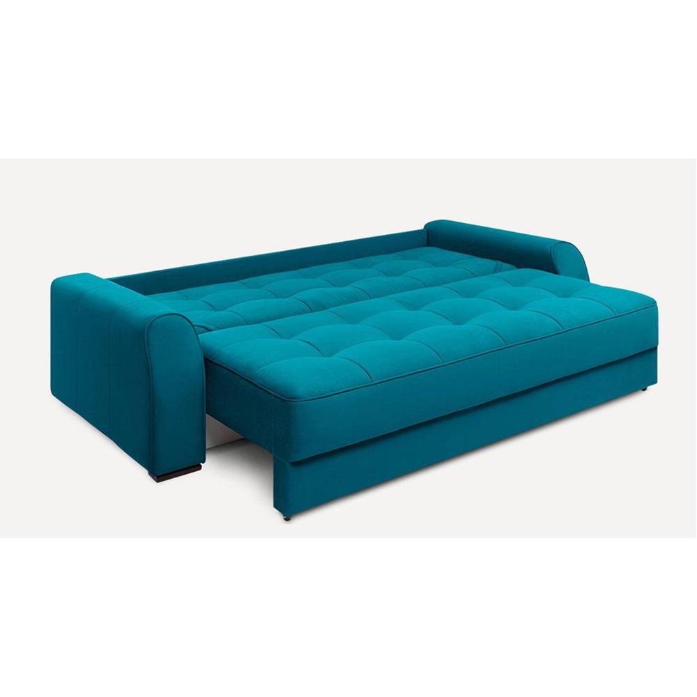 Calliro 3 Pull Out Sofa Cum Bed with storage In T Blue Colour