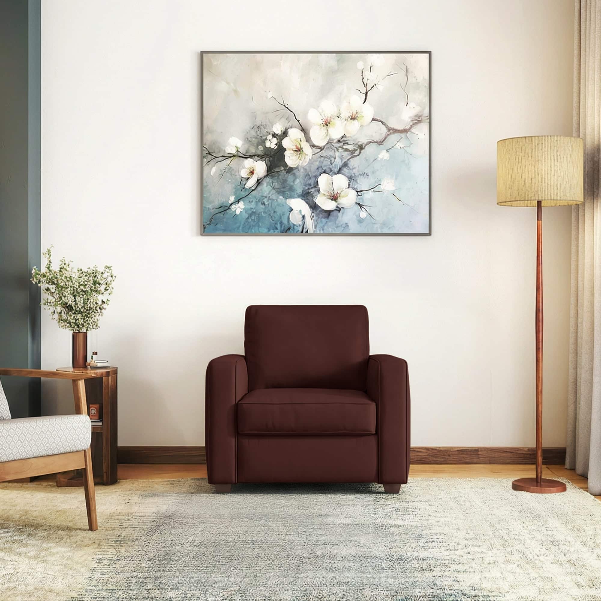 Apollo Compact 1 Seater Fabric Sofa
