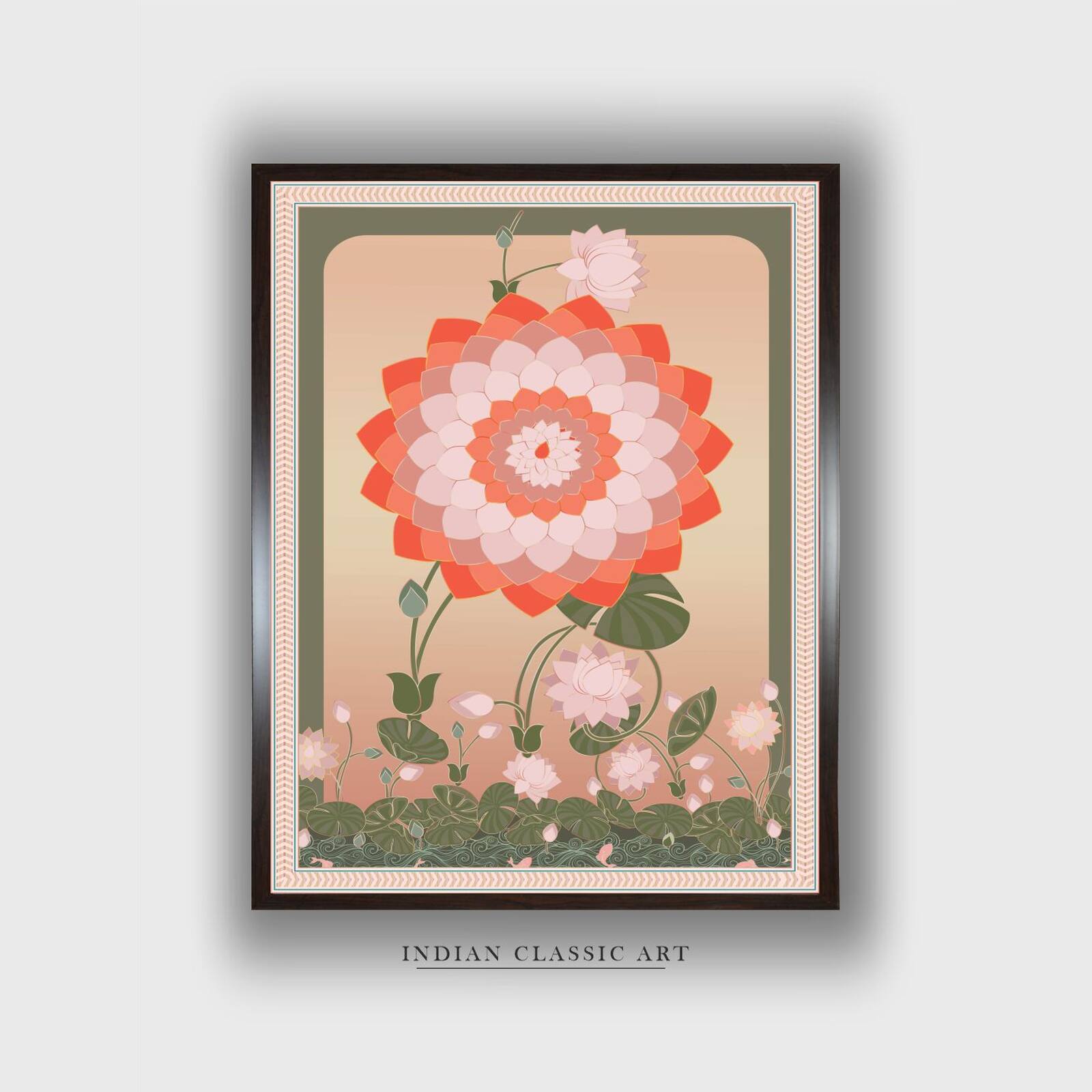 Folk Canvas Wall Prints Canvas Wall Prints Set of 1 Multicolor Matte