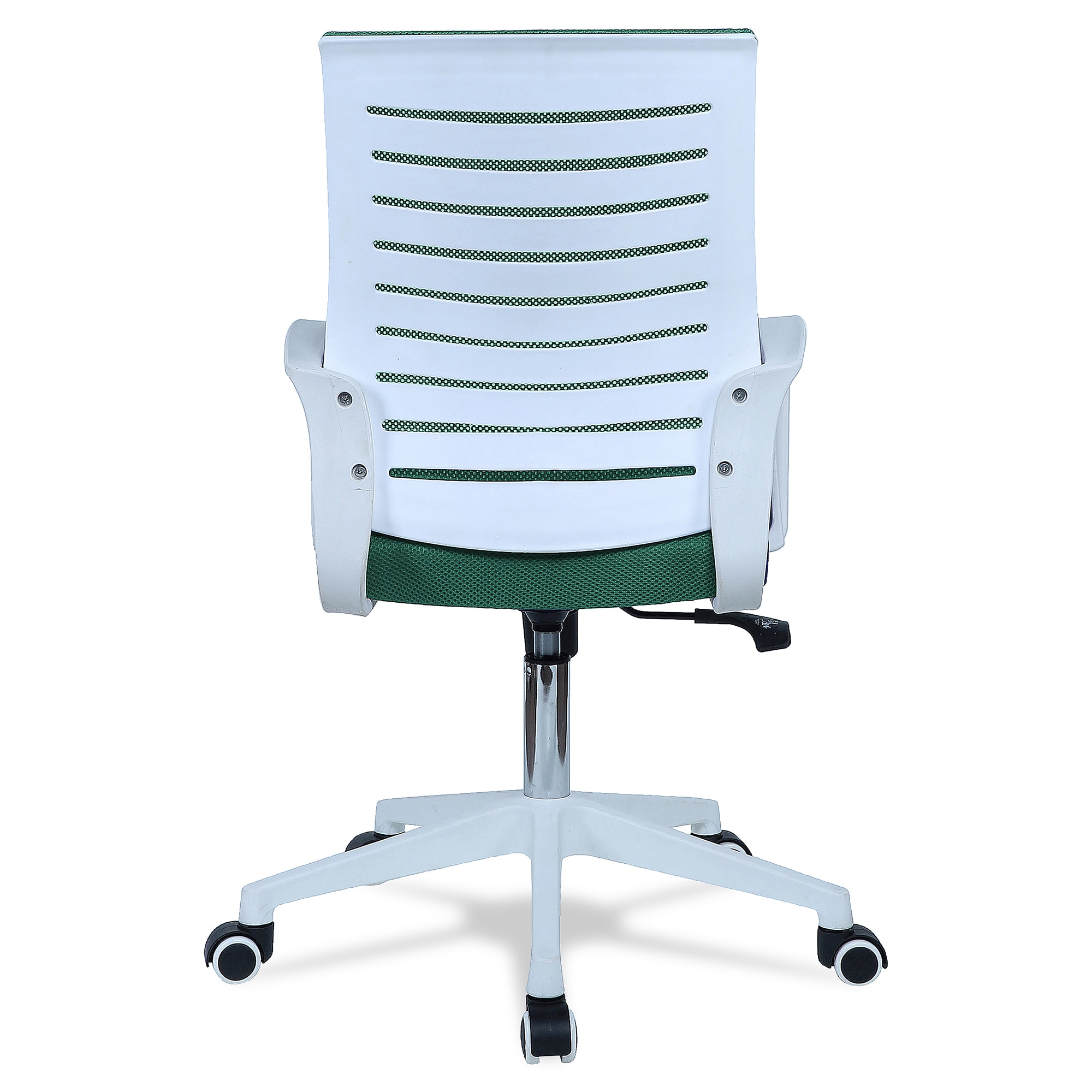 Mmarveal Mid Back Ergonomic Chair in Dark Green Colour
