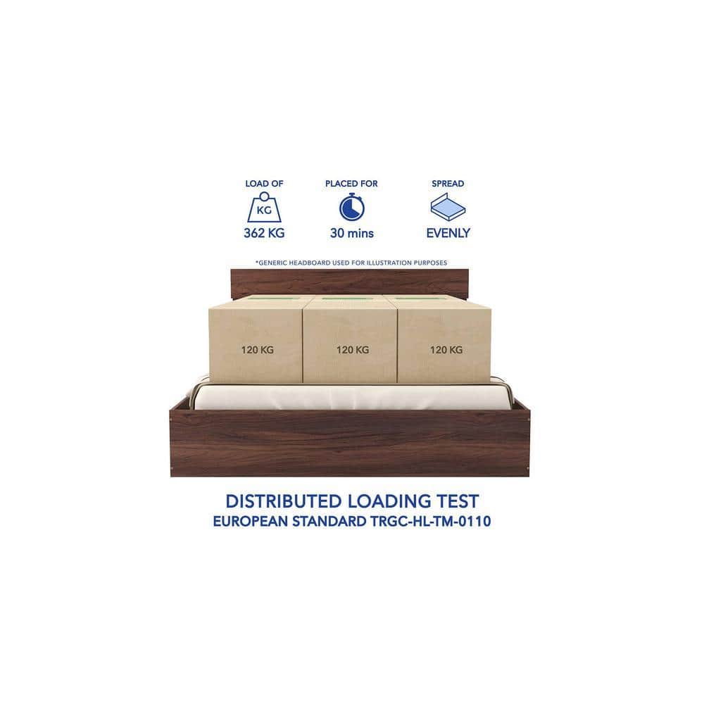 Erinnyes Solidwood Headbord With Box Storage Queen Bed