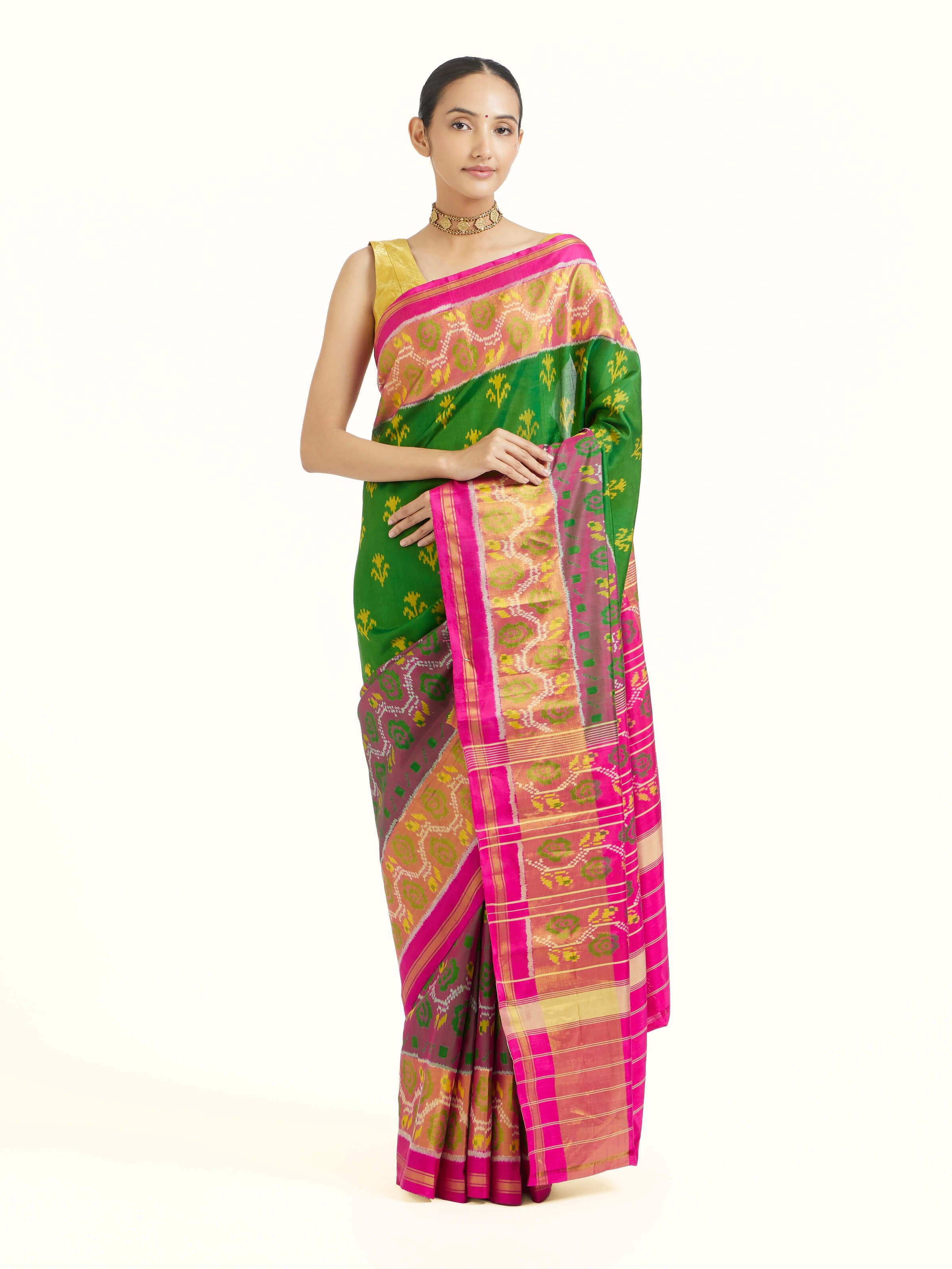 Rajkot Patola Ikat Saree