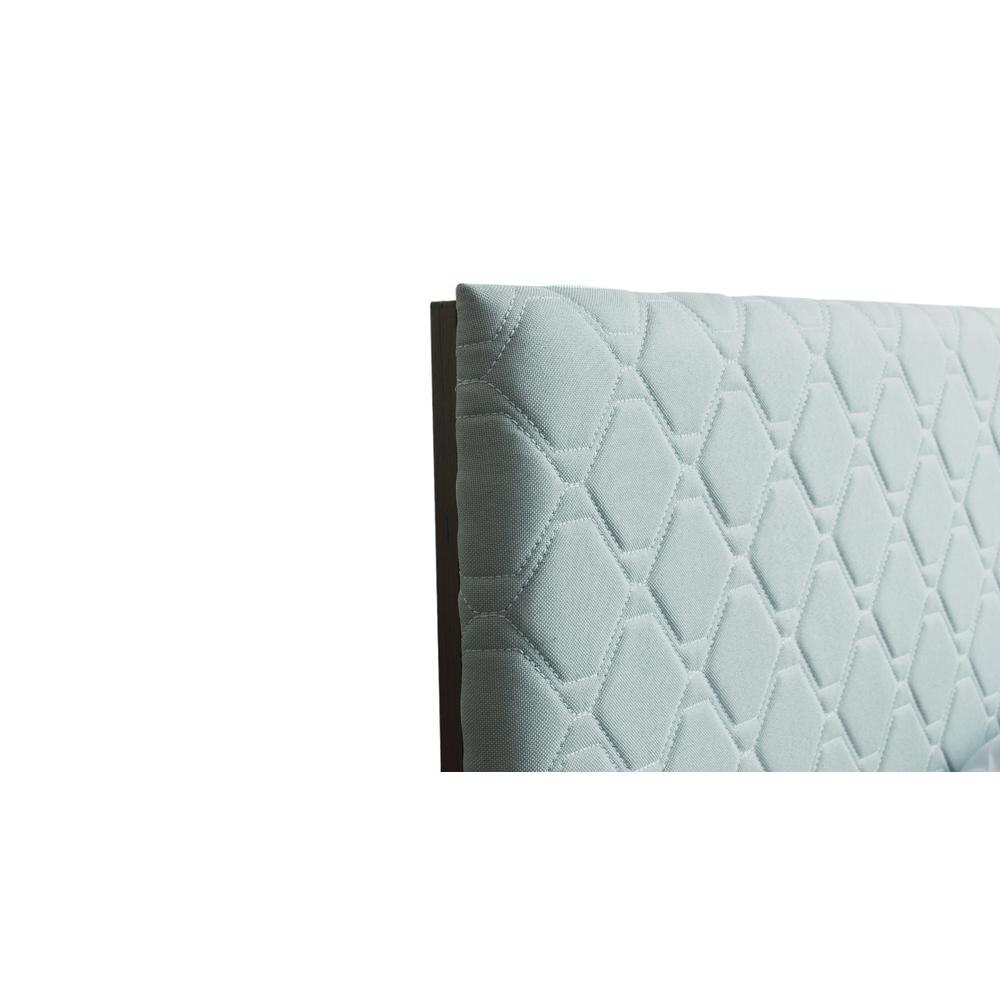 Citta Engineered Wood Queen Size Bed In Walnut Finish