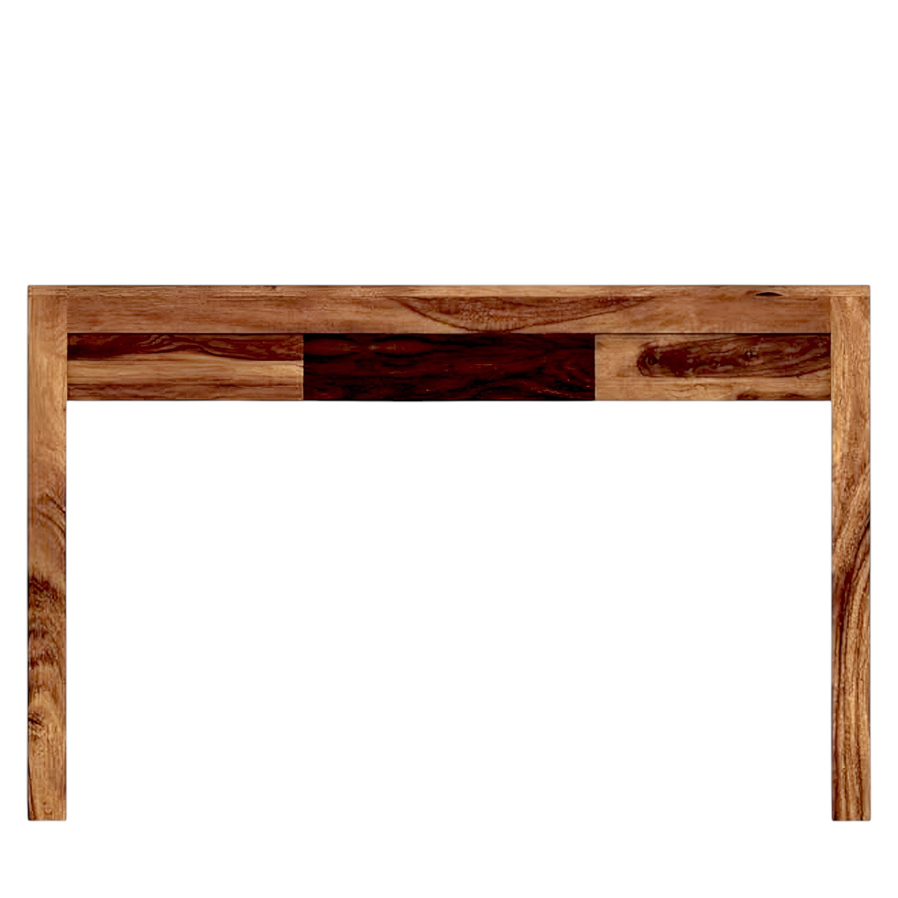 Zaria Sheesham Wood Study Computer Table In Natural Teak Finish