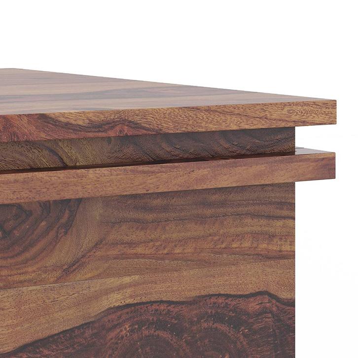 Parker Solid Wood Free Standing TV Unit in Teak Finish
