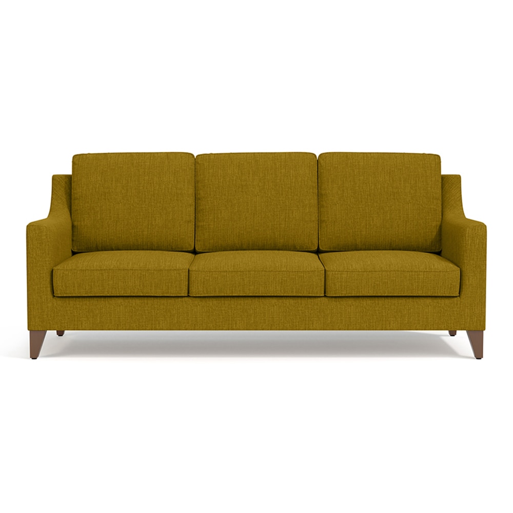 Abbey 3 Seater Fabric Sofa in Olive Green Colour