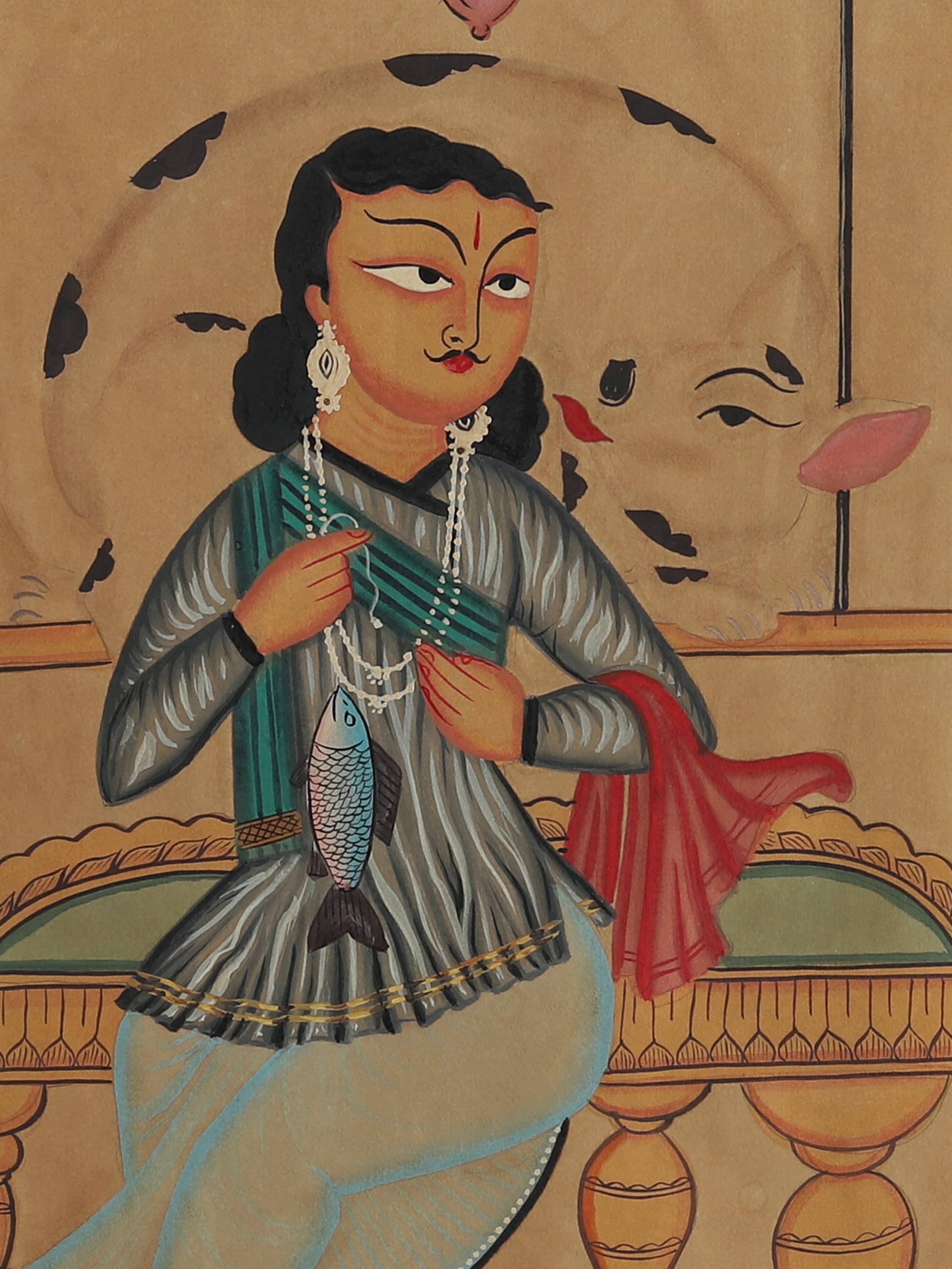 Babu Culture Kalighat Painting
