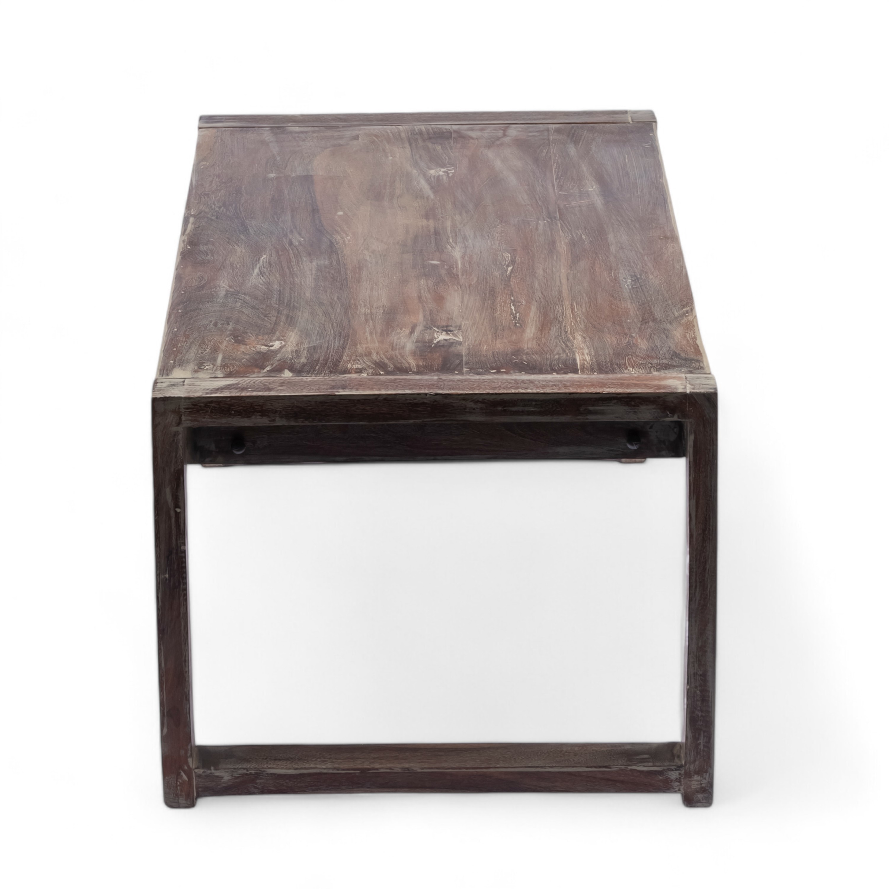 Hamstreet Sheesham Wood Coffee Table In Antique Grey Finish