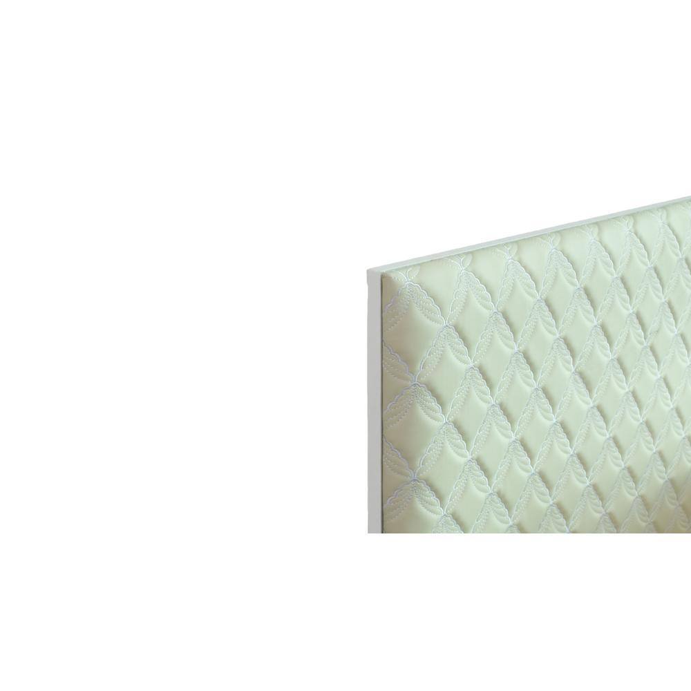 Timber Engineered Wood Queen Size Bed In White Finish