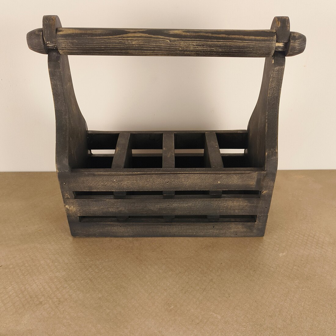 Audrey Wooden Kitchen Roll Holder And Cutlery Holder