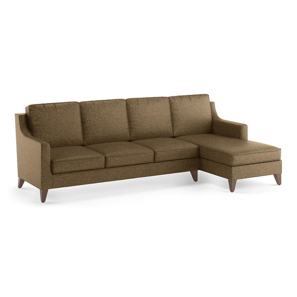 Abbey Sectional Sofa (Colour : Dune, Cushion : Hard, Seater : Right Aligned 3 Seater + Right Aligned Chaise)