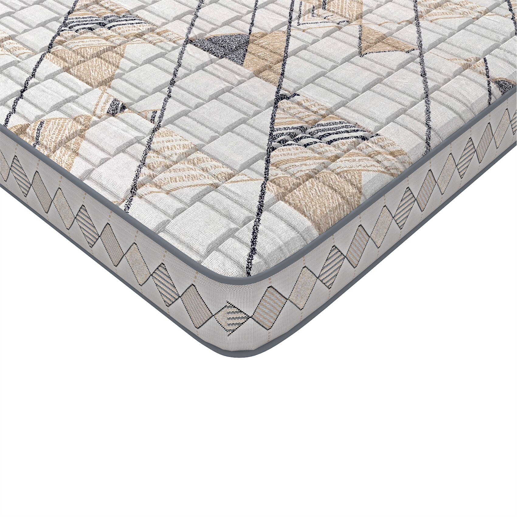 Beetle Plus with 36 YEARS OF TRUST 4 Inch Single Size Bonded Foam Mattress(78X42 Inches), Double-Sided PU Foam Quilt  Durable & Lightweight