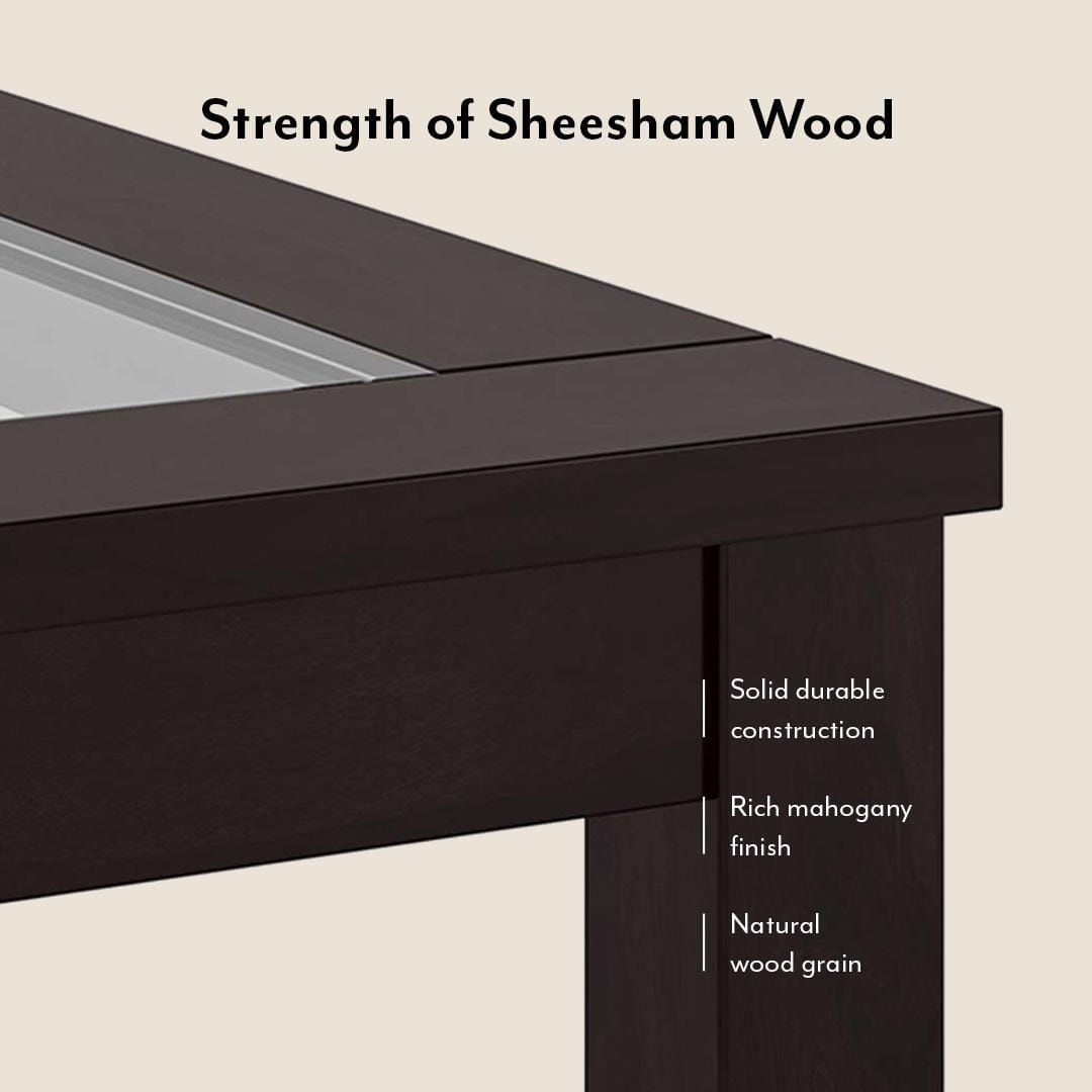 Floyd 6 Seater Dining Table Glass Top With Set Of 6 Gordon Chairs