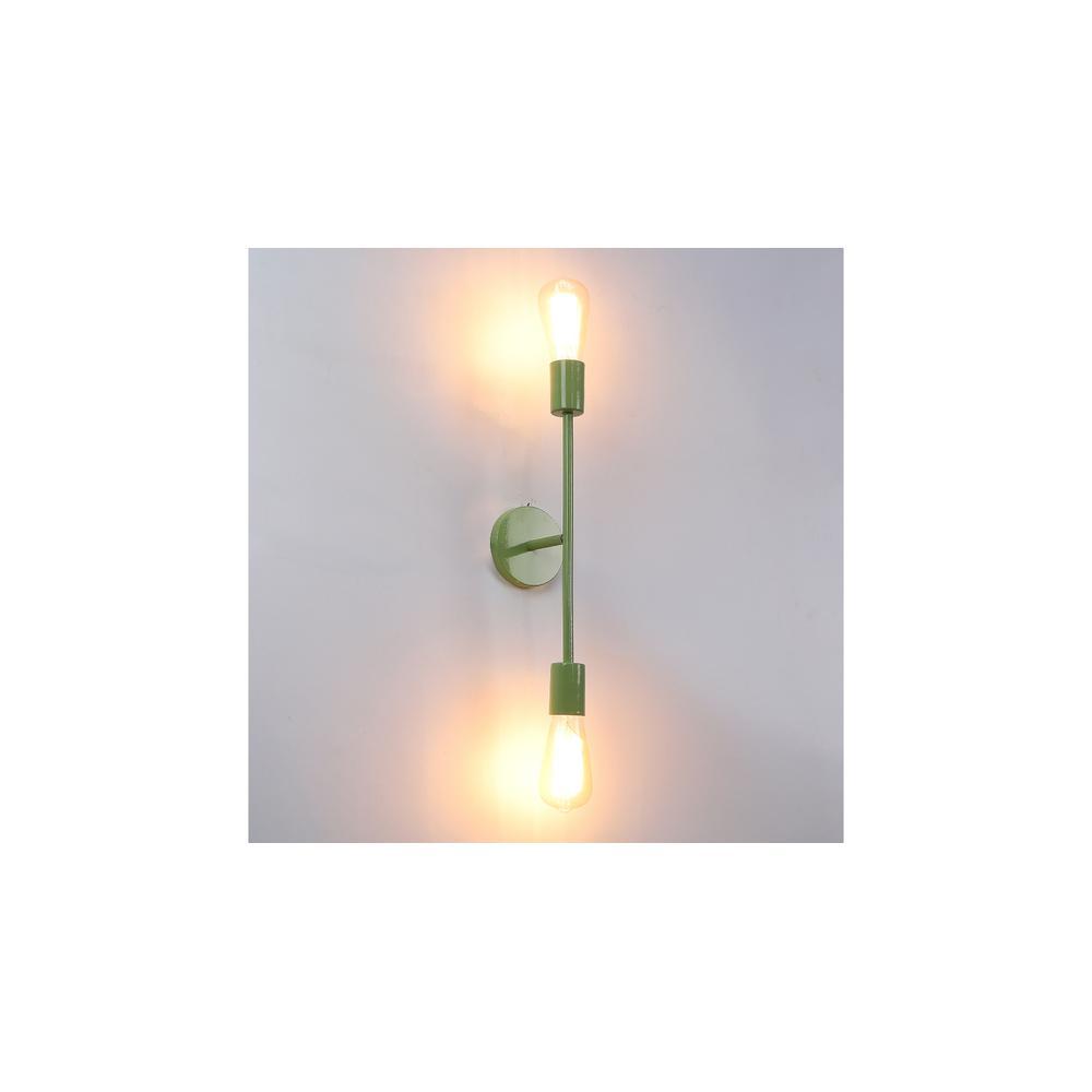 Filo Green Metal Wall Light