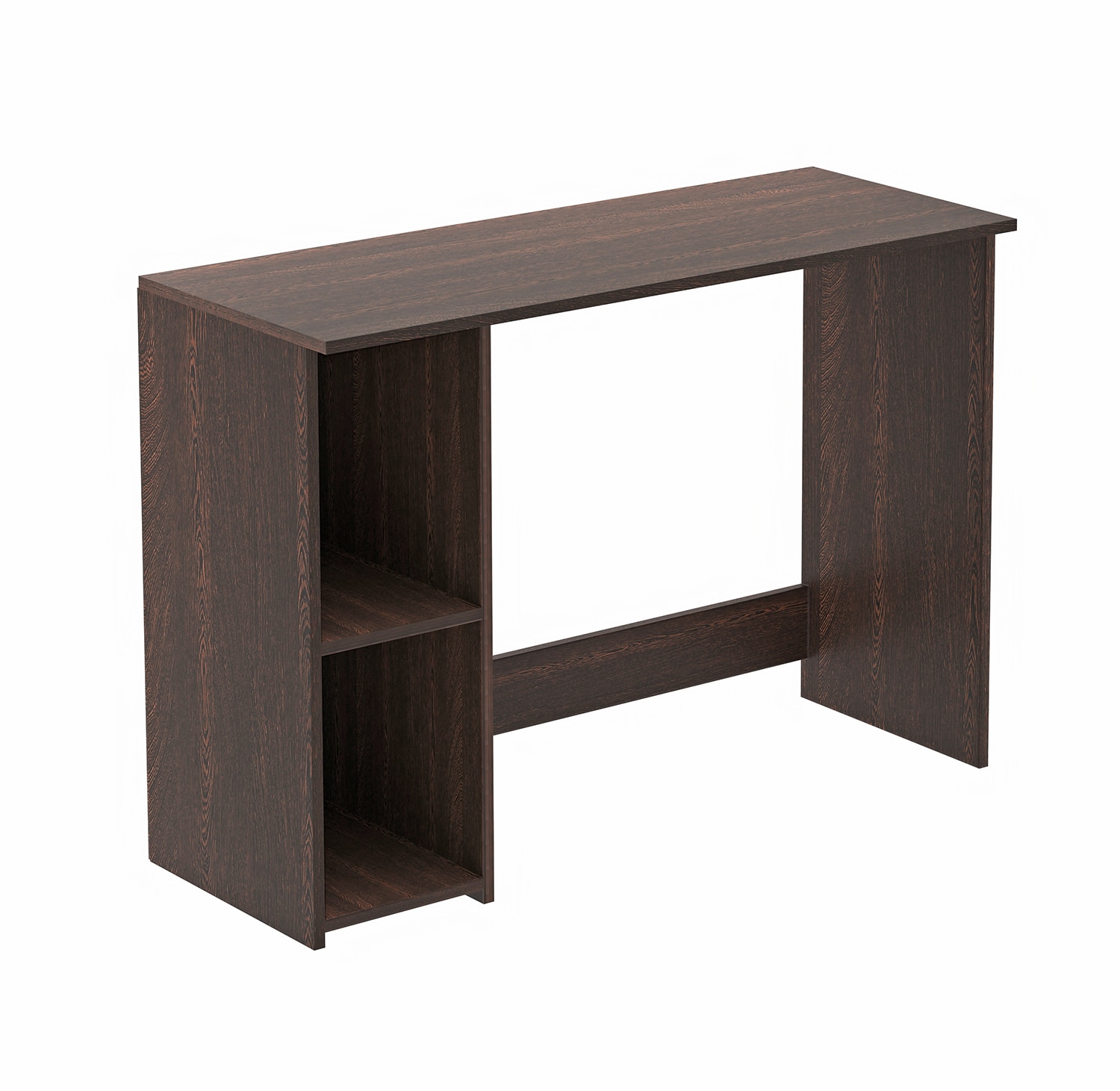 Mallium Free Standing Engineered Wood Study Table in Wenge Finish