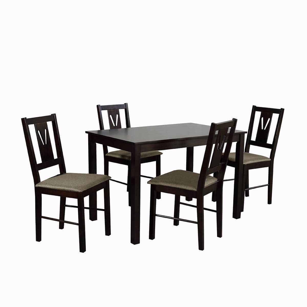 Artemis Solid Wood 4 Seater Dining Set