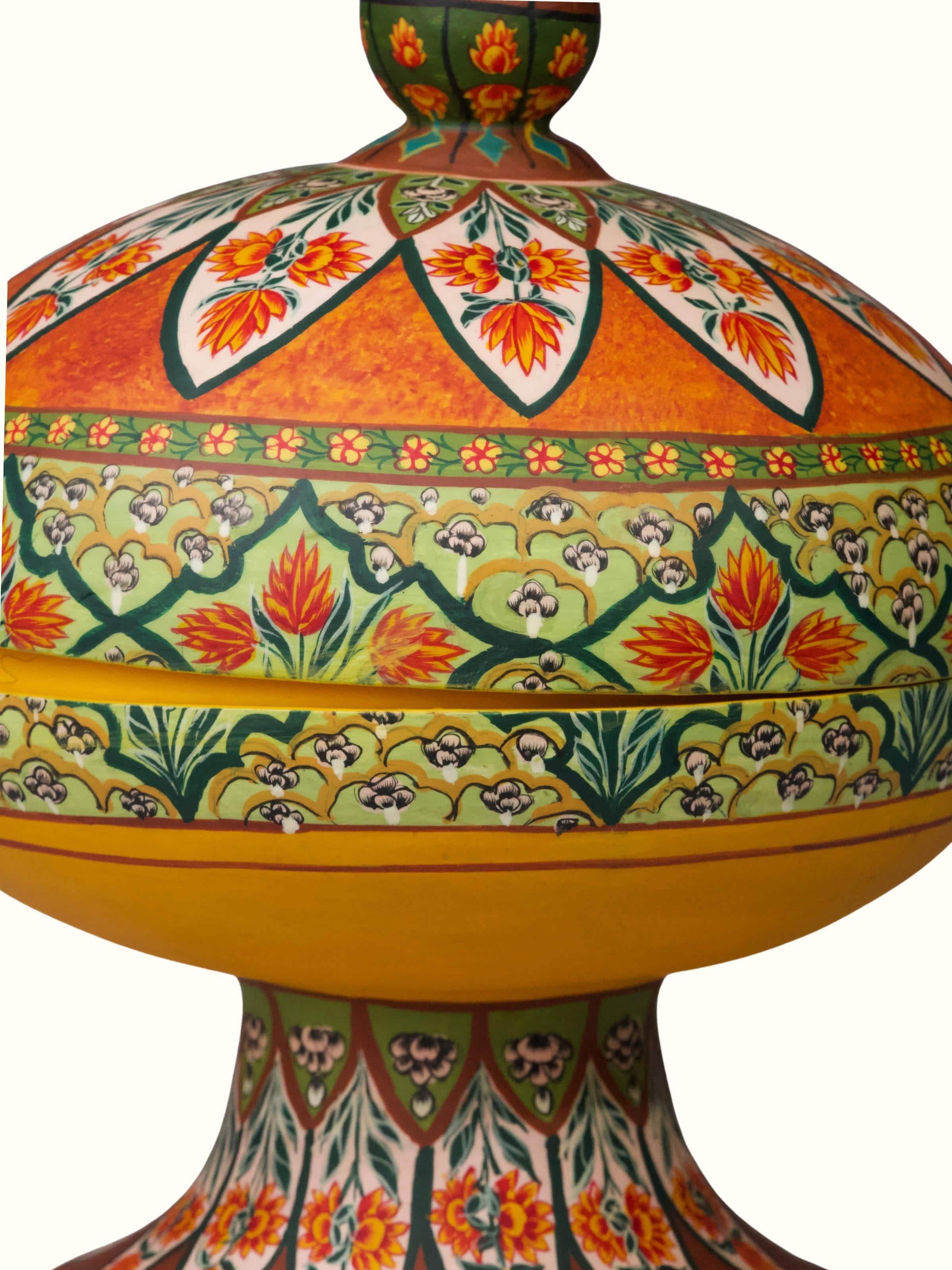 Papier-mache Decorative Piece Multicolor