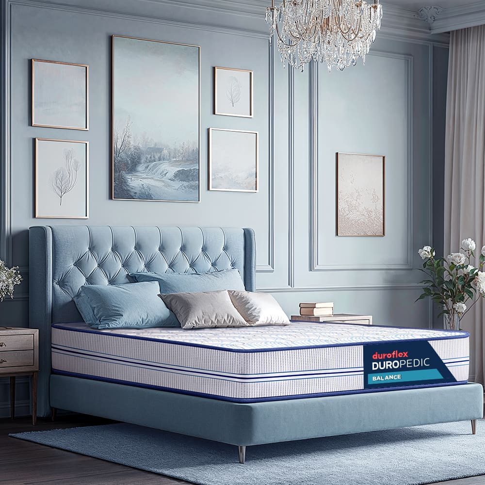 Balance -Doctor Recommended 5 Zone Dual Density Orthopedic Support Layer High Density Memory Foam Medium Firm Mattress (78 x 36 in, 7 Inches) - Duroflex