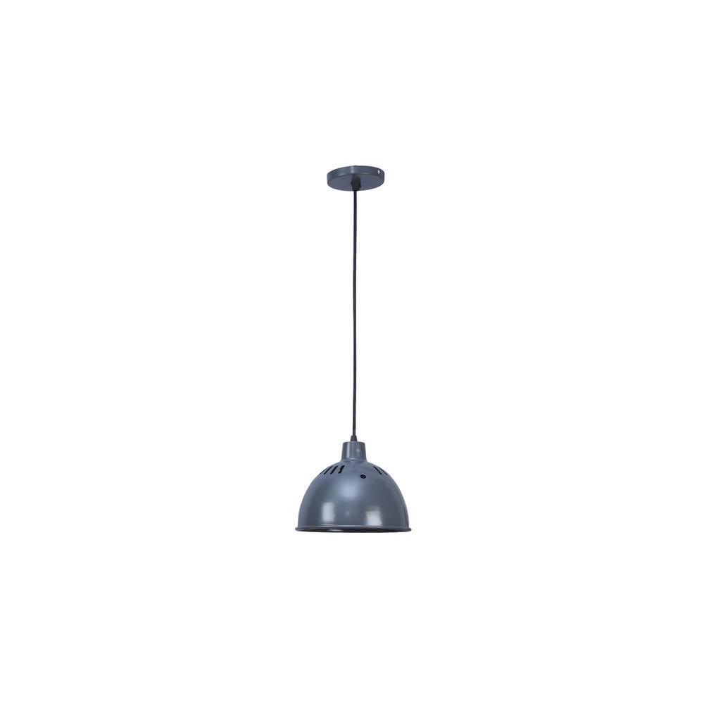 White Grey Metal Hanging Light