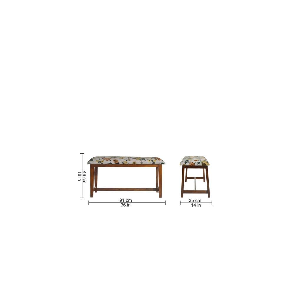 Byjosh Solid Wood Bench In Provincial Teak Finish