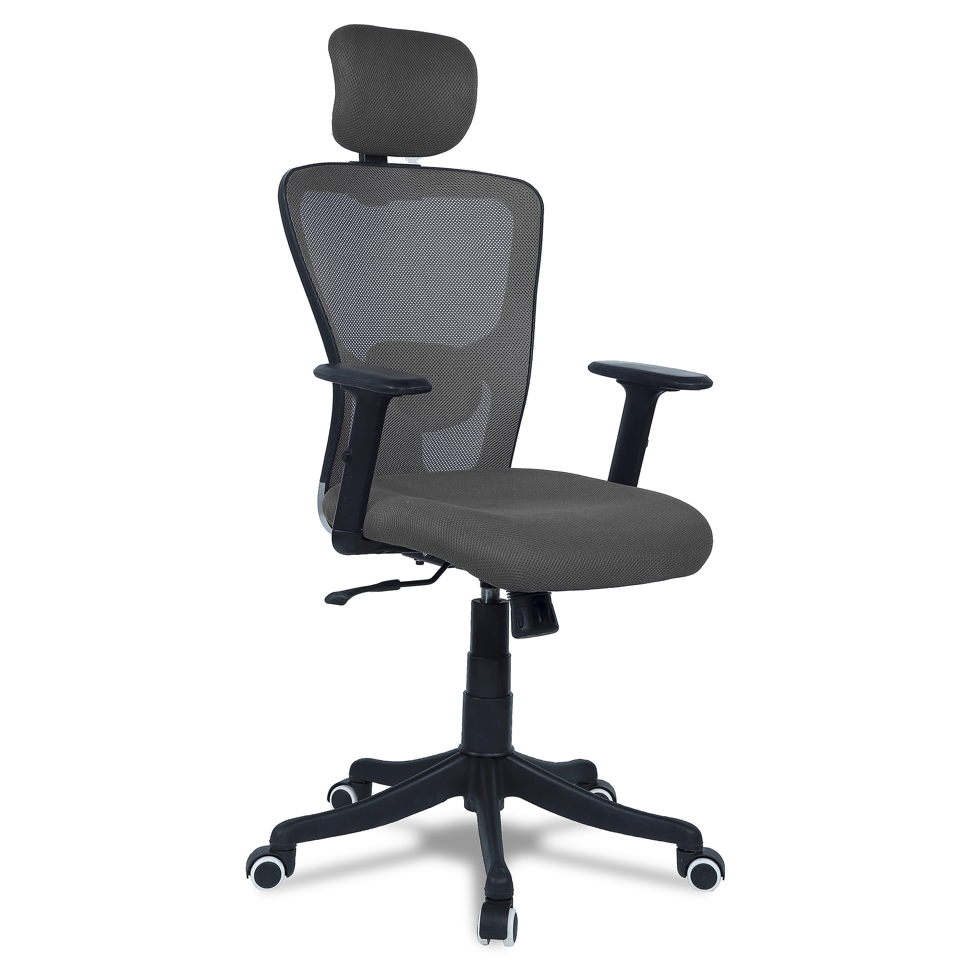 Dreaceo High Back Ergonomic Chair in Grey Colour