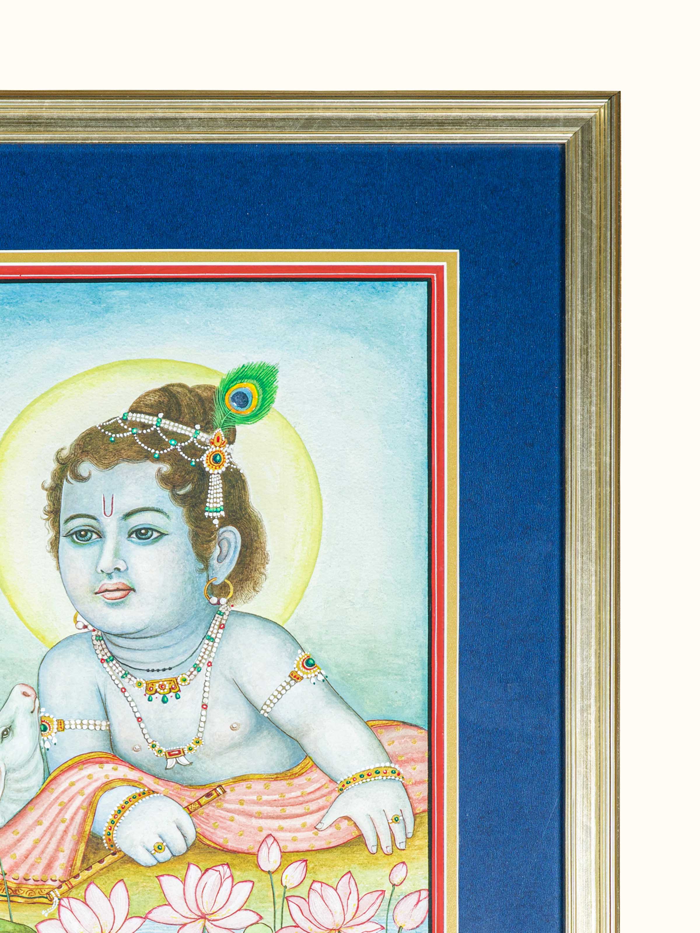 Shri Krishna Miniature Painting