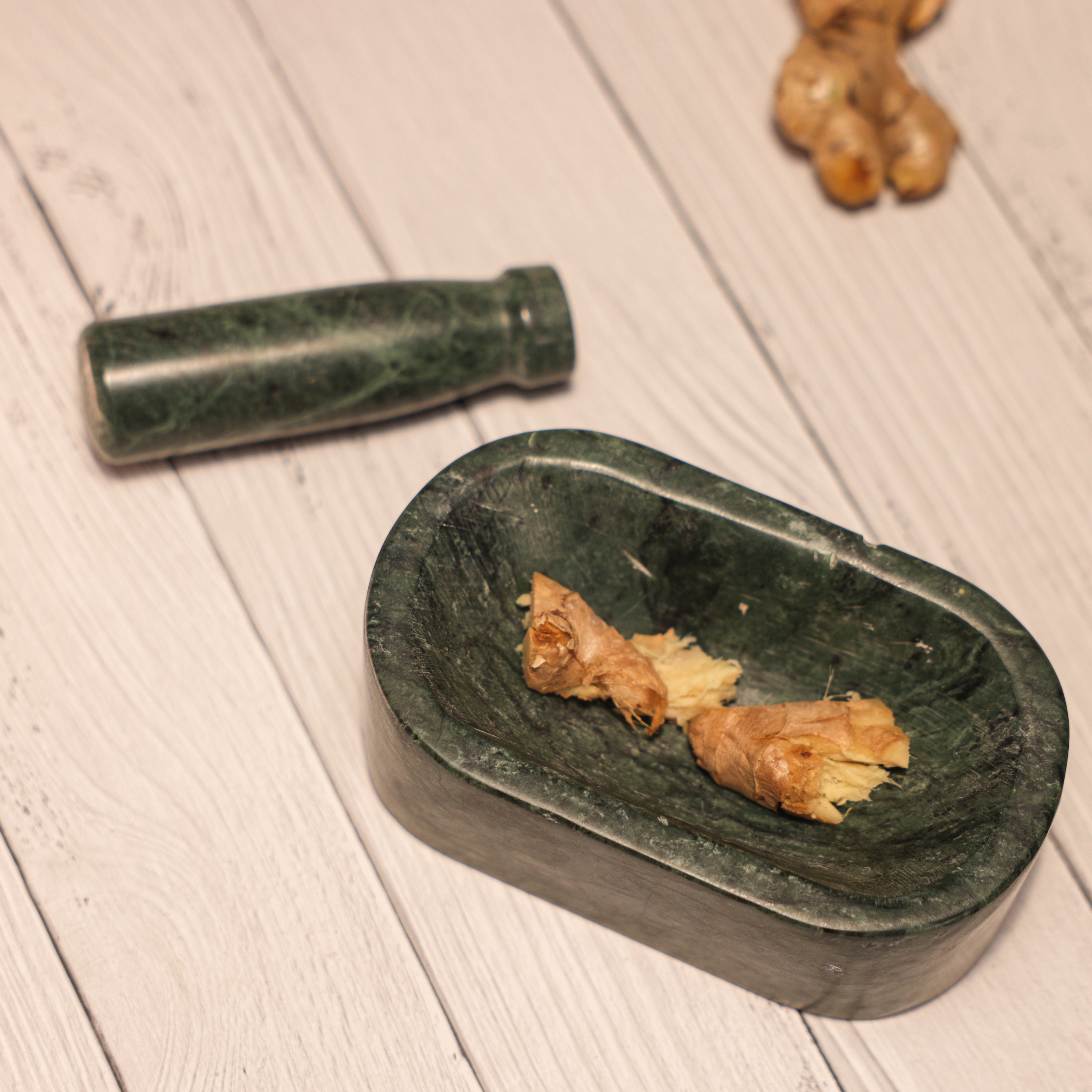 Ireka Homes Grindini Marble Mortar and Pestle Set - Ireka Homes