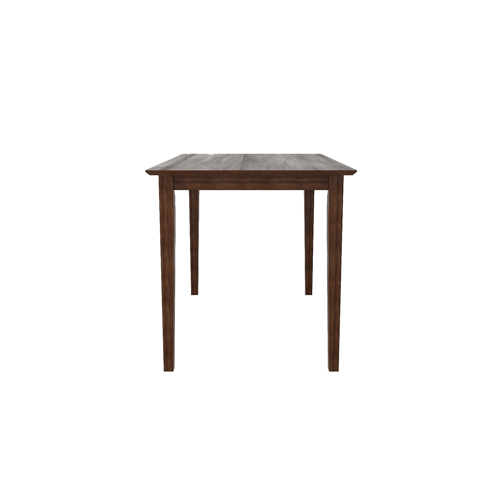 Monterey 4 Seater Dining Set with 4 Chairs (Rubberwood, Dark Cappuccino Finish)