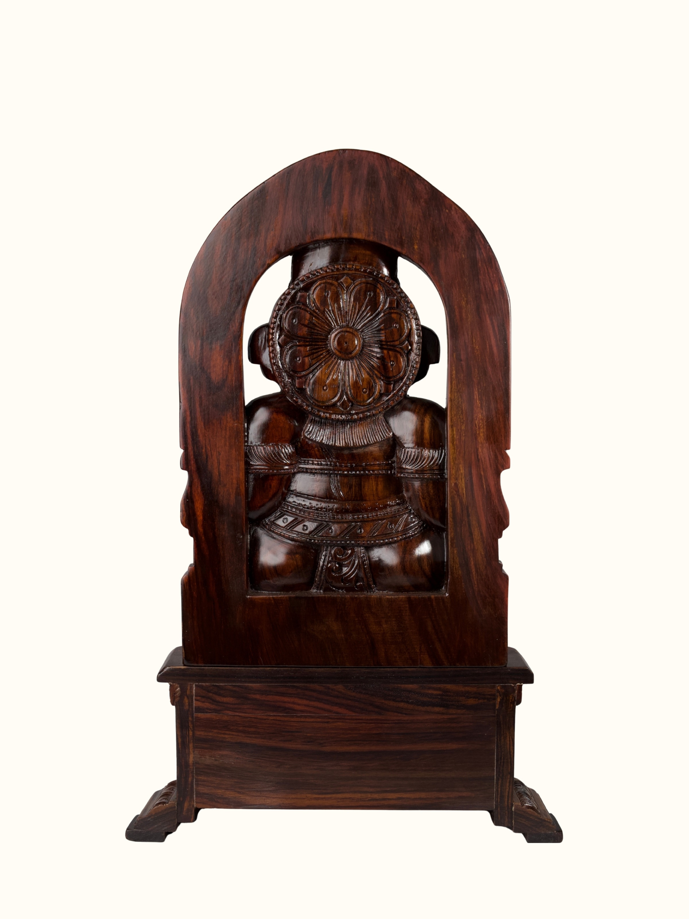 Mysore Rosewood Inlay Ganesha Idol
