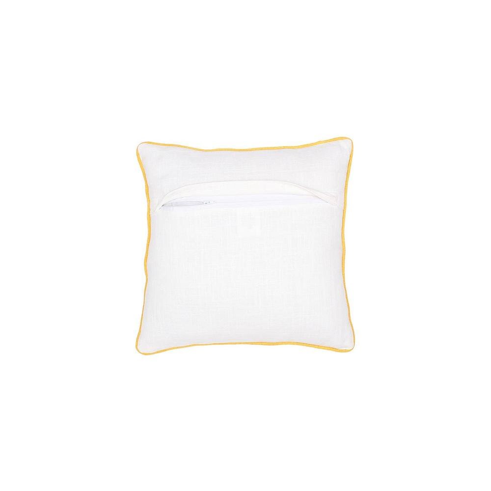 Maiku Yellow Cotton Cushion Cover