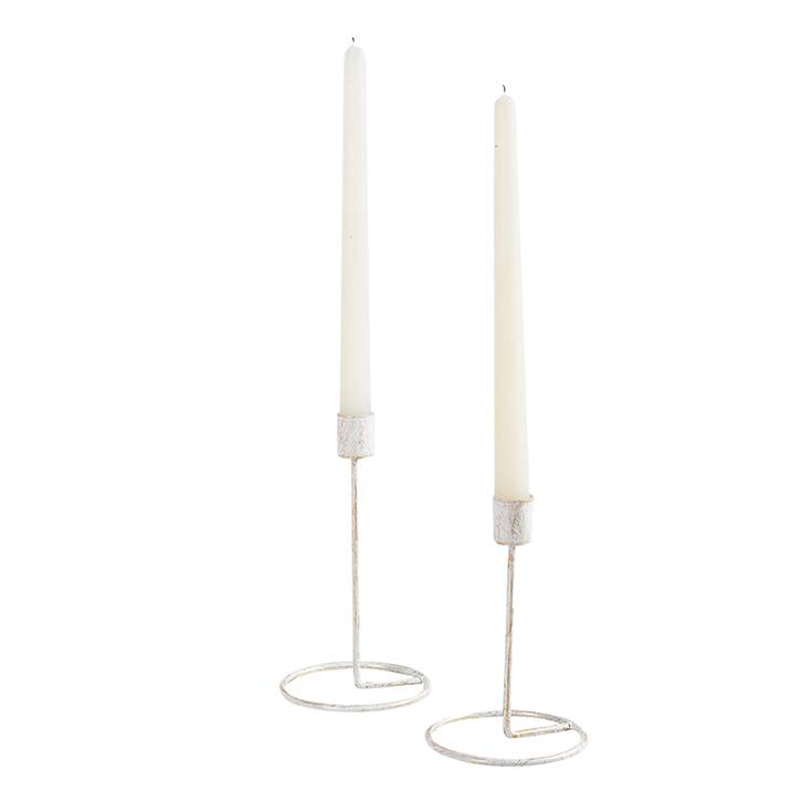 Handmade Iron Candle holders -set of 2