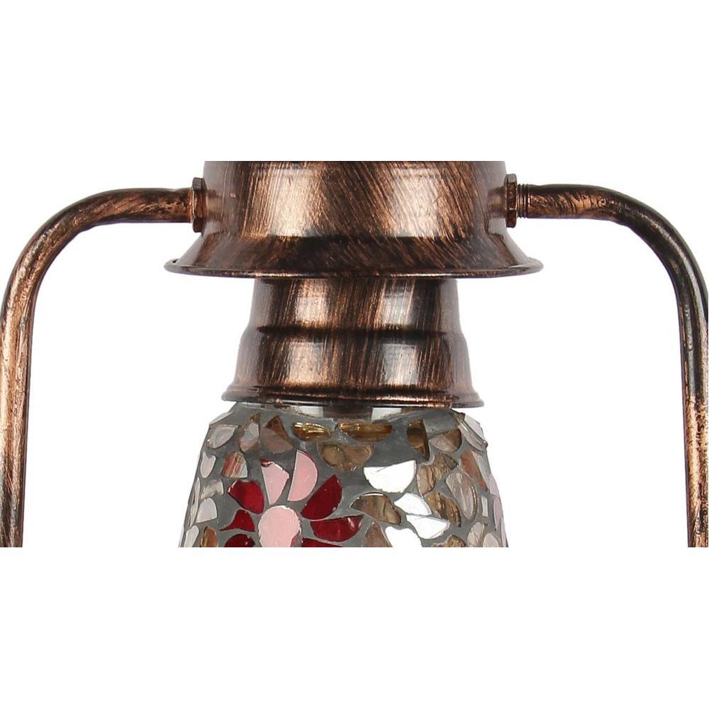 Ida Multicolor Metal Wall Mounted Lantern Lamp