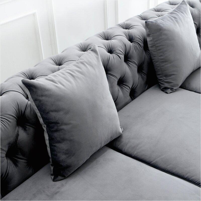 Norman Fabric Sofa - Grey