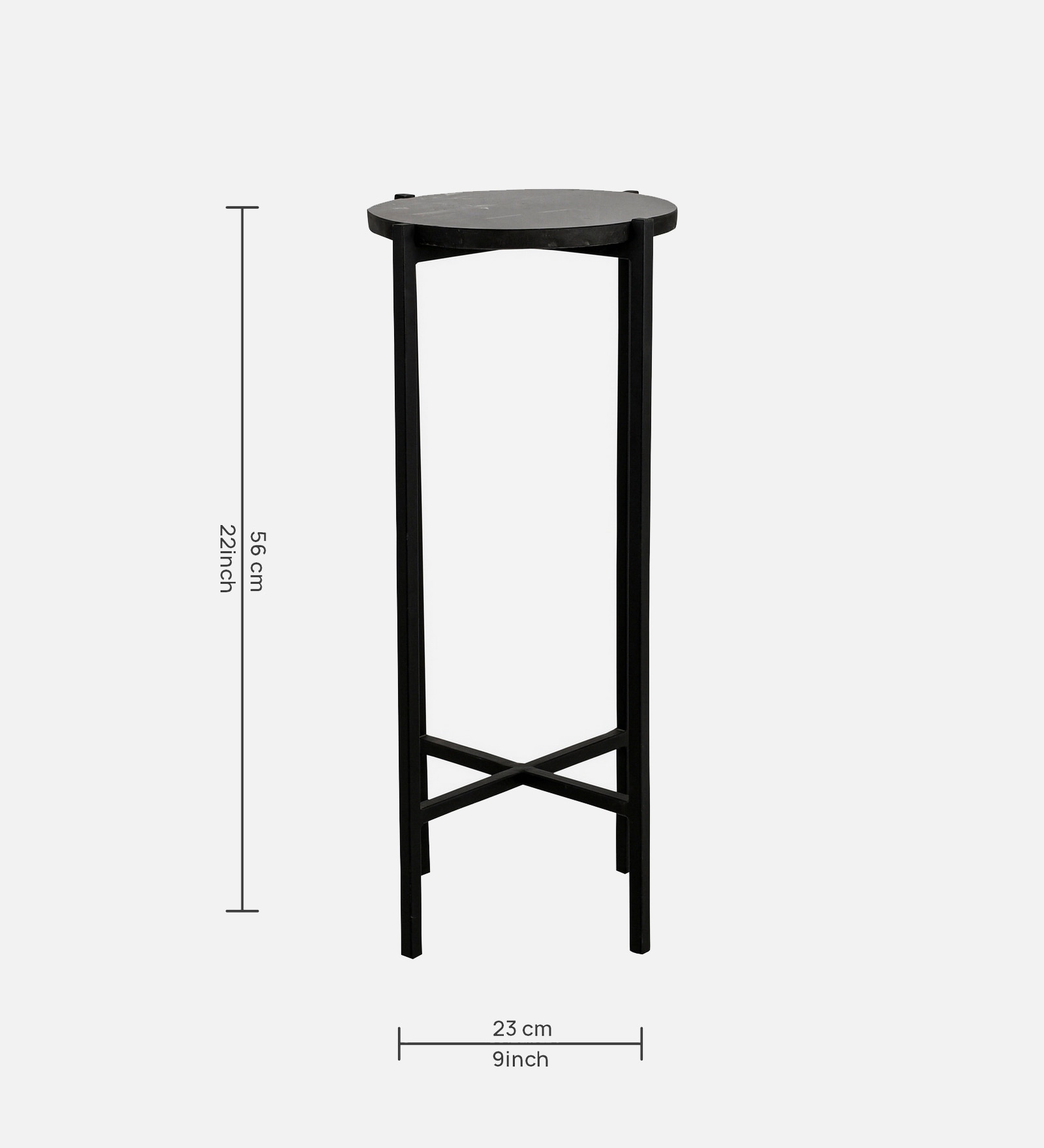 Round Marble Accent Table - Handicrafts Town