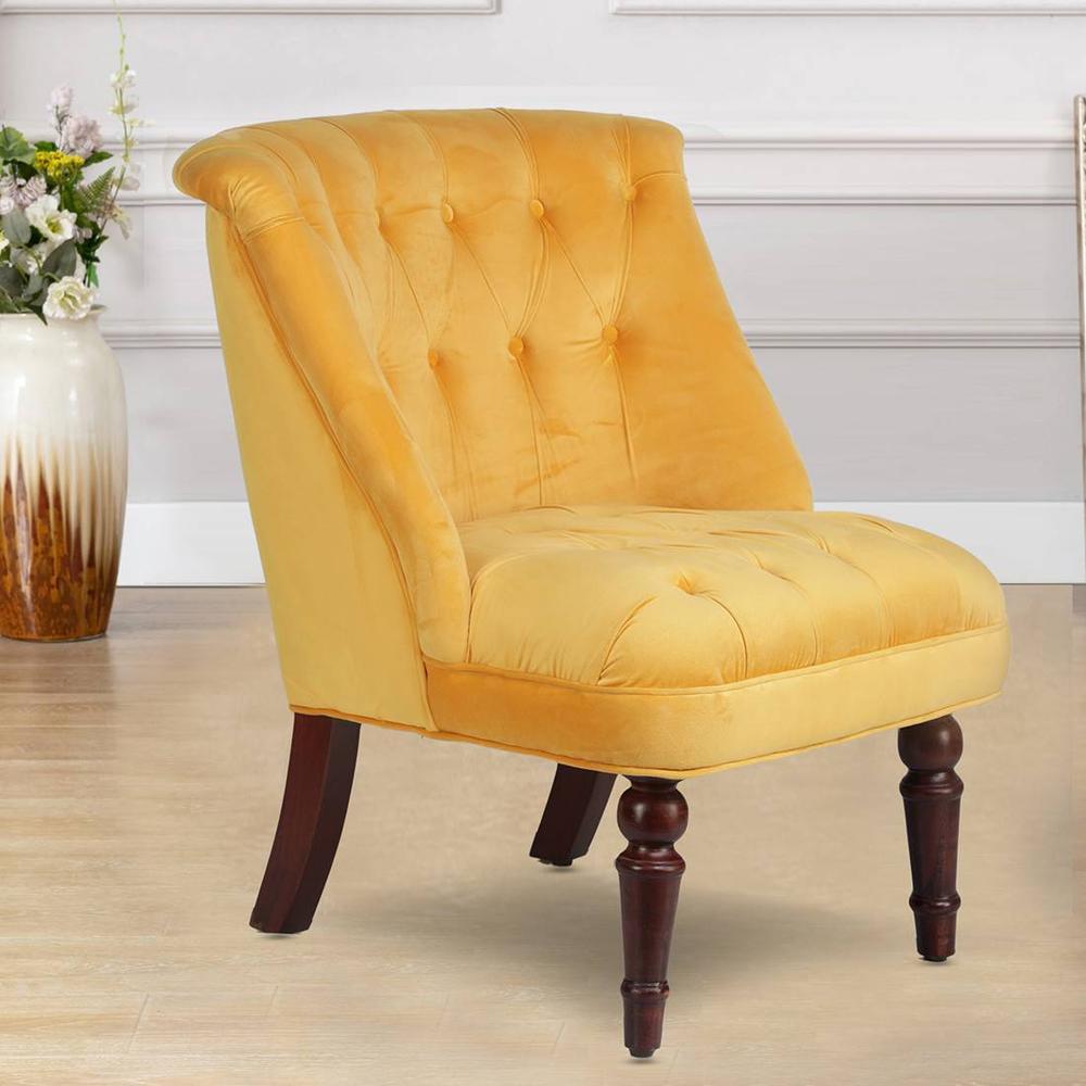 Finnegan Accent Chair - Yellow (Colour : yellow)
