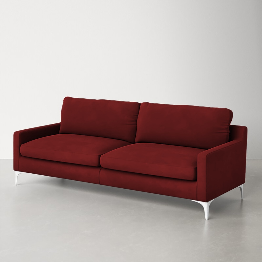 Velore Fabric Sofa (Maroon)