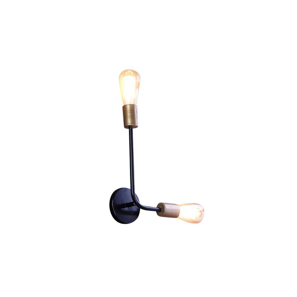 Kelda Black Metal Wall Light