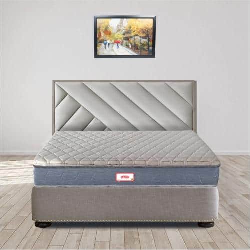 Health Spa Air Dual Comfort With SRTX Technology 5 Inch King Size Bonded Foam Mattress (84X70 Inches), Infused Cool Gel, NASA Approved Memory Foam, All Side Quilted