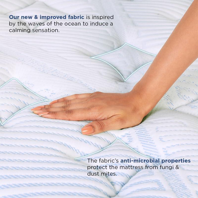 Posture Perfect - Doctor Recommended 5 Zone Dual Density Orthopedic Support layer 3 Zone Pocket Spring Mattress with Euro Top
