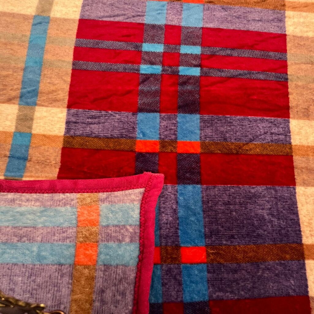 Silky Touch Premium Super Soft Cozy Doube Bed Blanket 240 X 220 Cms  210 Cms