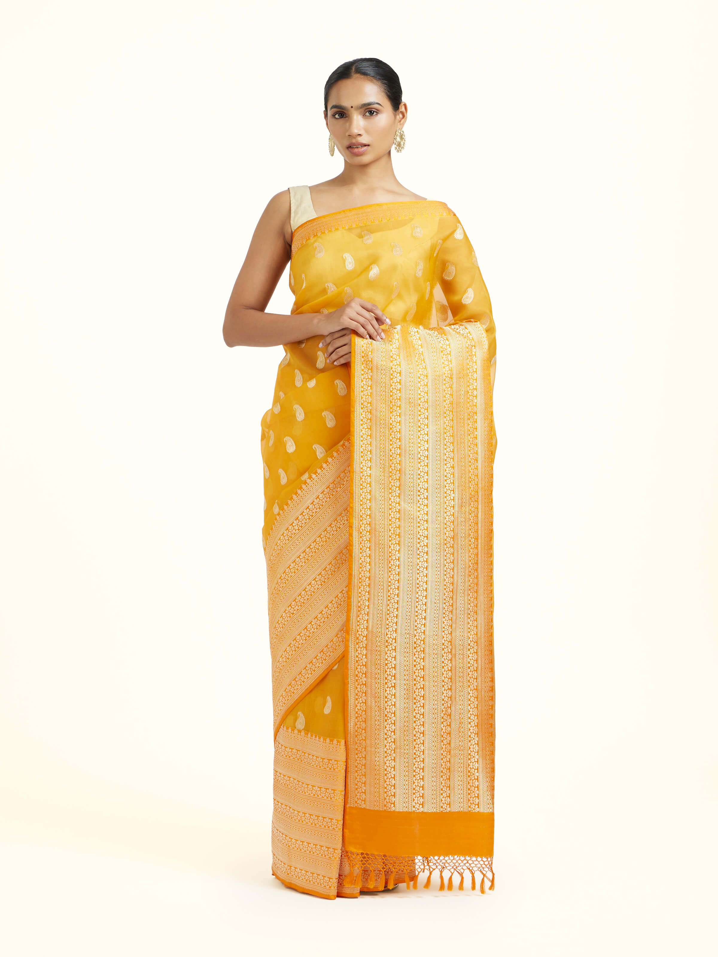 Trisha Mulberry Silk Banarasi Saree