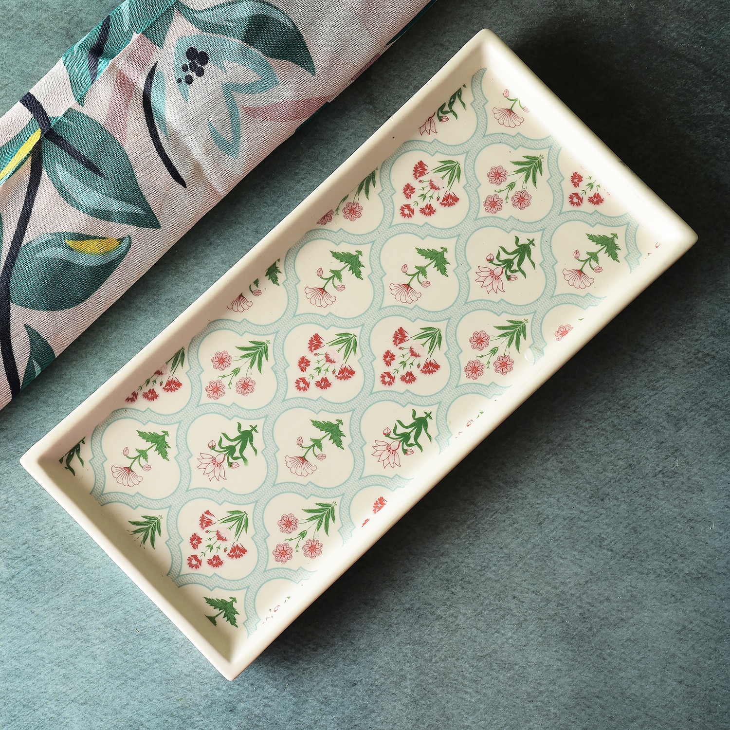 Floral Whimsy Woods Printed Serving Platter - Simply Soho